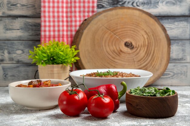 Talerz domowego posiłku